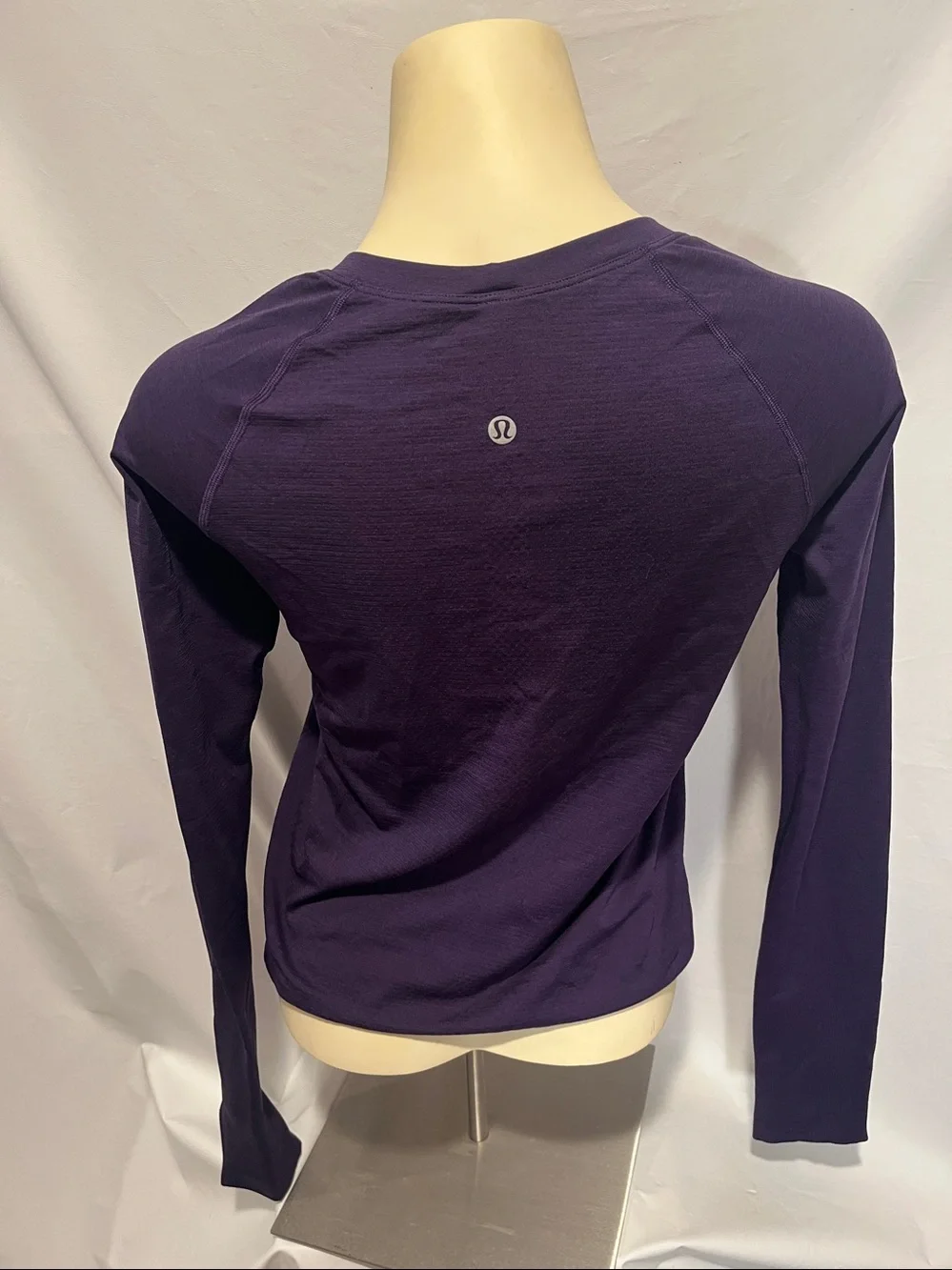 lululemon athletica Long Sleeve Crew Top - Deep Purple Swiftly 8